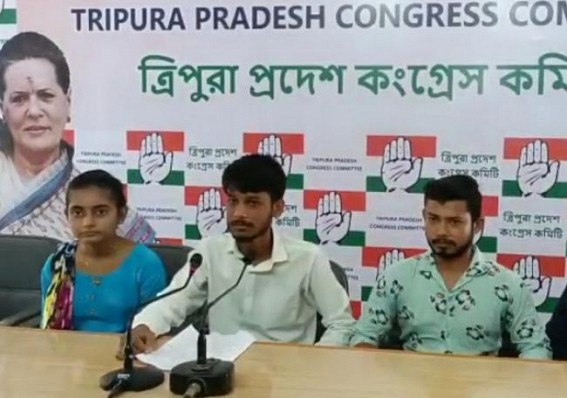 Congress's student wing condemned the attack on 2 students with Hockey sticks in front of Police in Kailashahar Ramkrishna College Congress's student wing condemned the attack on 2 students with Hockey sticks in front of Police in Kailashahar Ramkrishna College